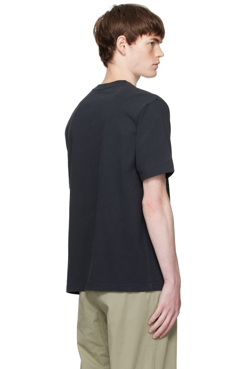 Cotton jersey T-shirt.

· Rib-knit crewneck
· Logos embroidered at chest

Supplier color: Anthracite