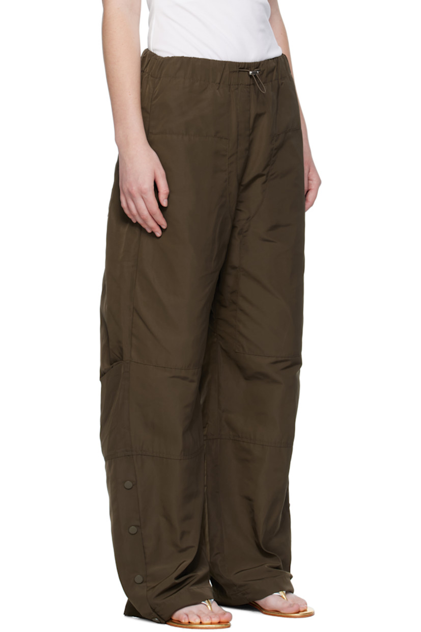 Taffeta trousers. 

· Cord-lock drawstring at elasticized waistband
· Four-pocket styling
· Press-stud vent at cuffs
· Tucks at outseams

Part of the Elemental 06 collection.

Supplier color: Seaweed