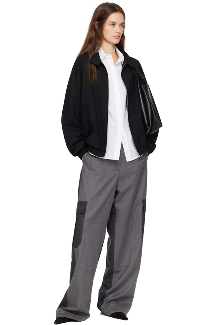 Brushed RWS-certified wool flannel cargo pants.

· Paneled construction 
· Straight-leg
· Belt loops
· Two-pocket styling
· Zip fly 
· Cargo pocket at outseams

Made from cruelty-free materials.

Supplier color: Ash gray