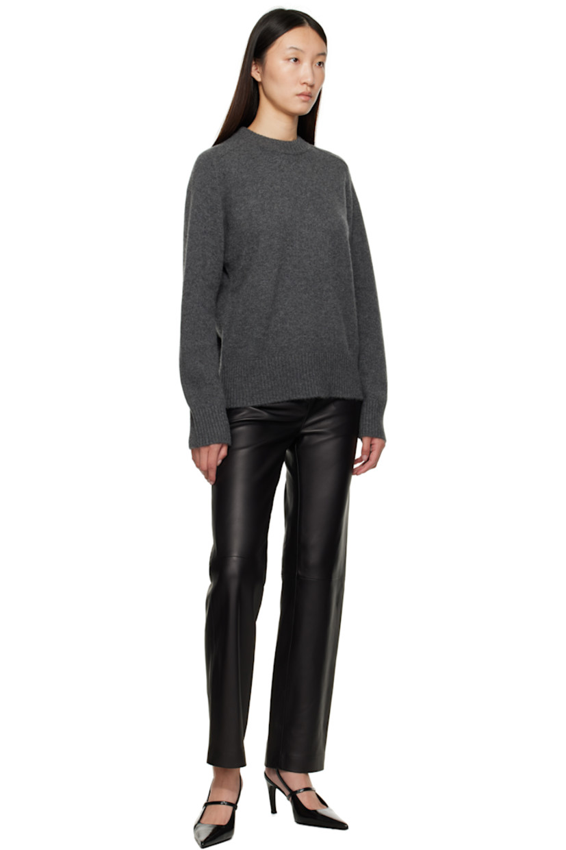 Buffed lambskin pants.

· LWG-certified
· Straight-leg
· Mid-rise
· Belt loops
· Three-pocket styling
· Zip fly
· Partial viscose twill lining

Supplier color: Black