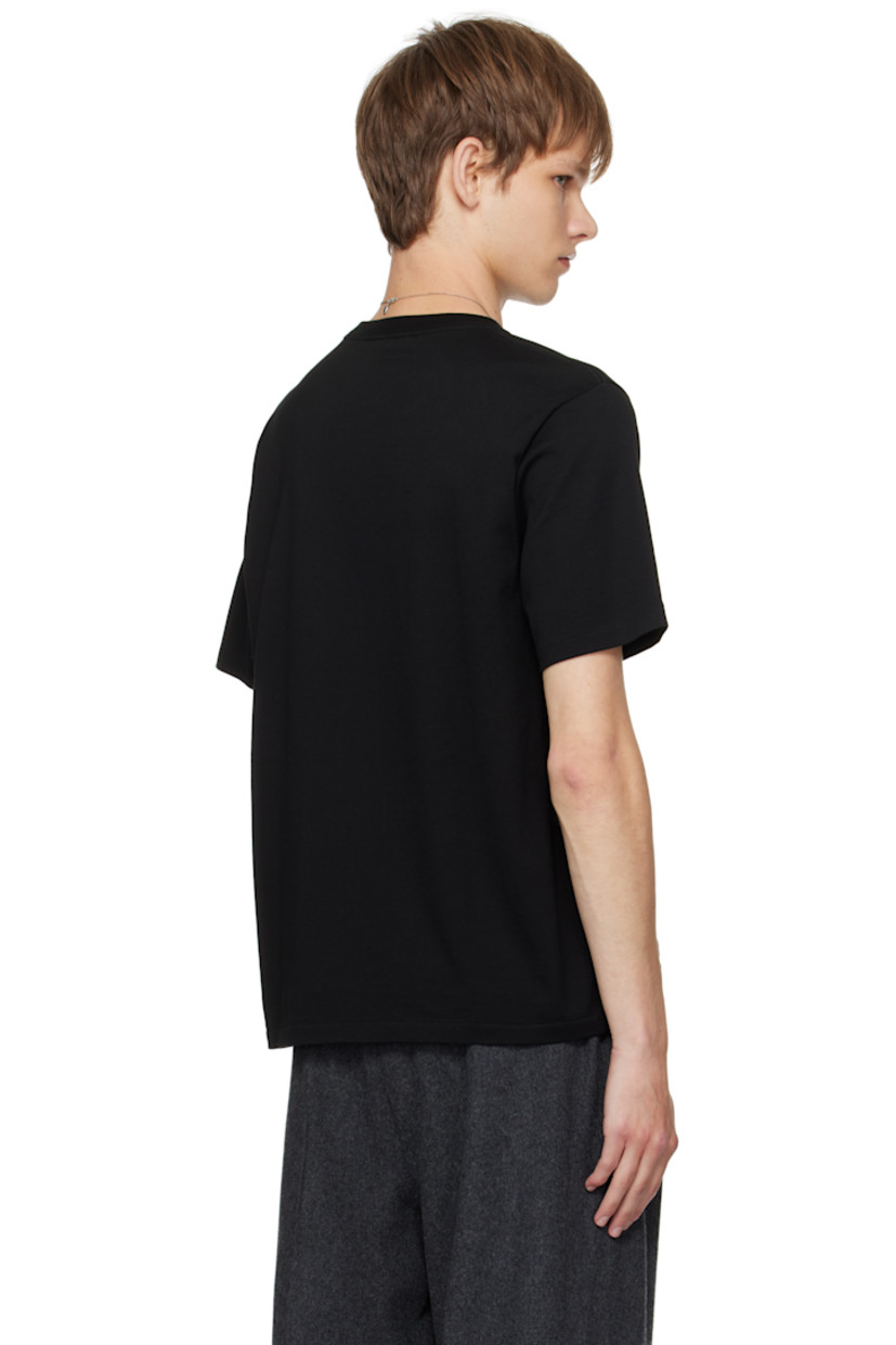 Extra-long staple pima cotton jersey T-shirt. Rib-knit crewneck.

Supplier color: Black