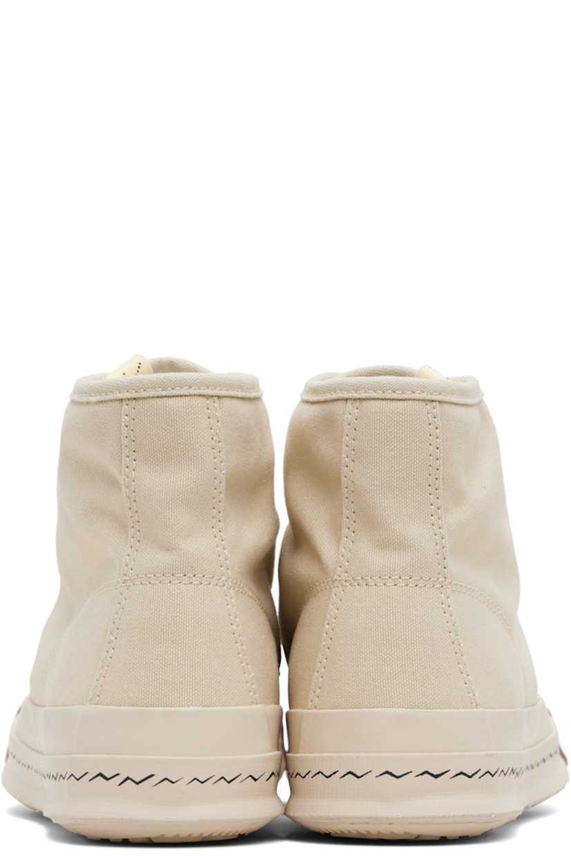 Low-top cotton canvas sneakers.

· Textured rubber cap toe 
· Lace-up closure
· Logo flag at tongue
· Grommets at inner side
· Rubber midsole 
· Rubber logo patch at outer midsole 
· Treaded Vibram® rubber sole

Supplier color: Beige