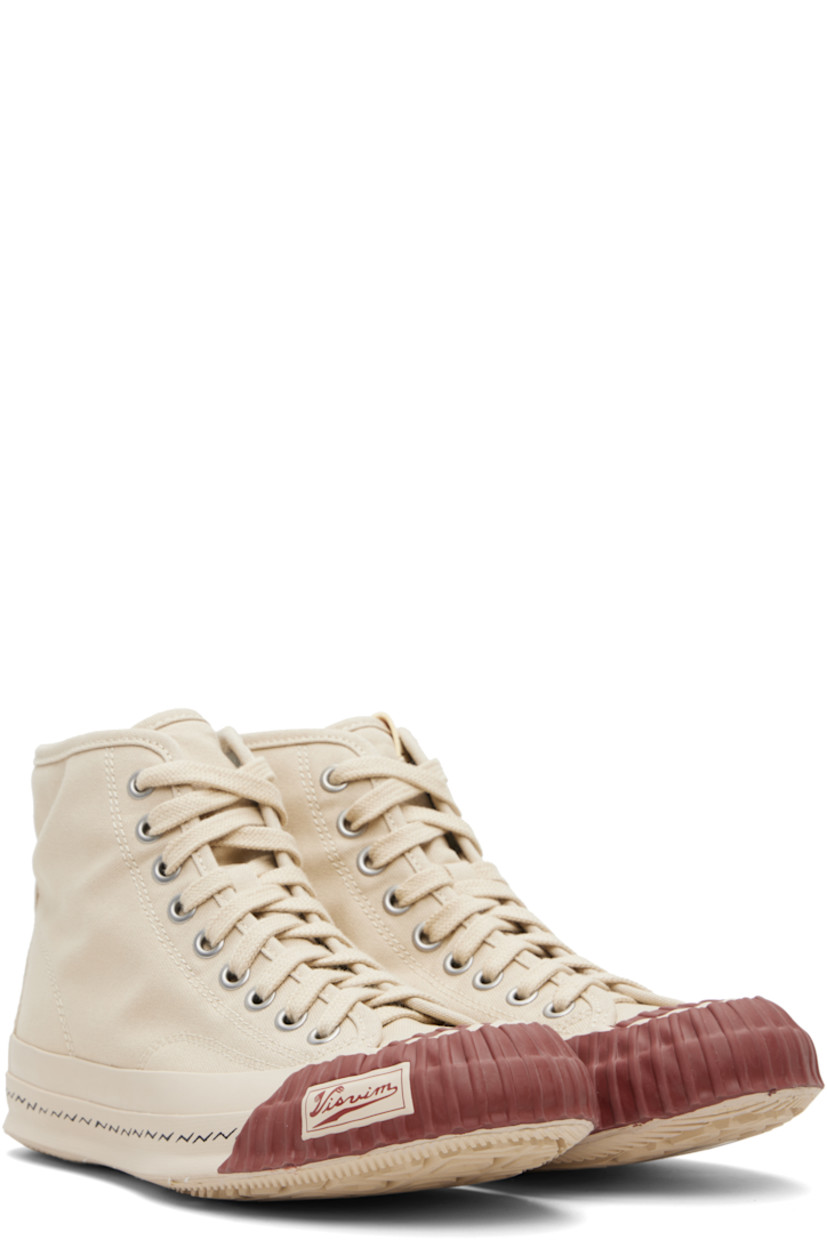 Low-top cotton canvas sneakers.

· Textured rubber cap toe 
· Lace-up closure
· Logo flag at tongue
· Grommets at inner side
· Rubber midsole 
· Rubber logo patch at outer midsole 
· Treaded Vibram® rubber sole

Supplier color: Beige