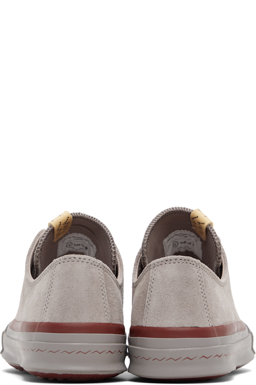 Low-top suede sneakers.

· Rubber cap toe 
· Lace-up closure
· Logo flag at tongue
· Grommets at inner side
· Rubber midsole 
· Rubber logo patch at outer midsole 
· Treaded Vibram® rubber sole

Supplier color: Grey