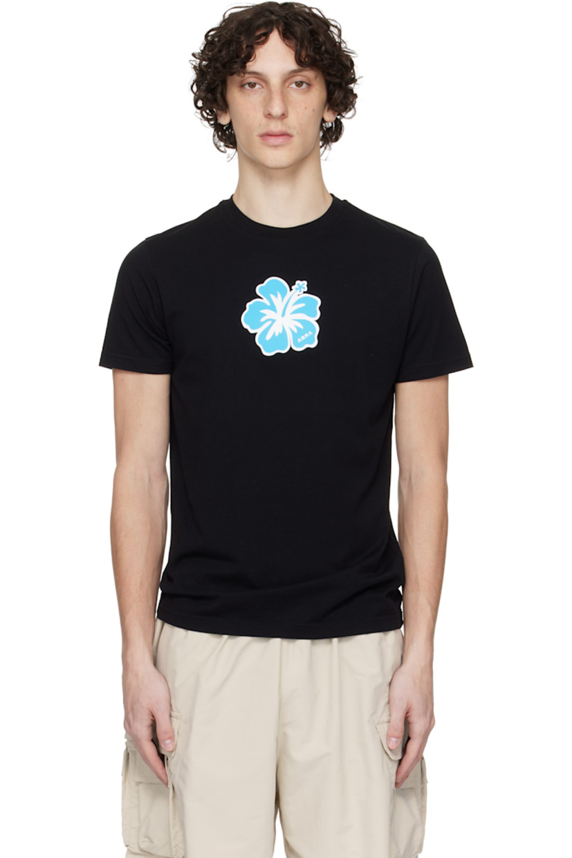 Cotton jersey T-shirt.

· Rib-knit crewneck
· Logo graphic printed at chest

Supplier color: Black