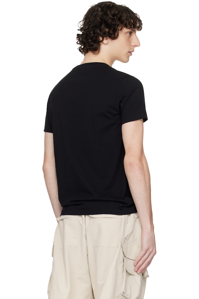 Cotton jersey T-shirt.

· Rib-knit crewneck
· Logo graphic printed at chest

Supplier color: Black