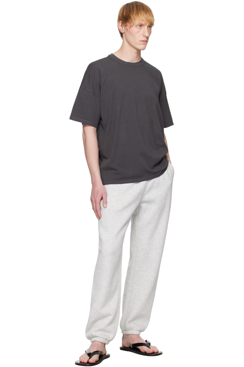 Oversized stretch cotton- and rayon-blend jersey T-shirt.

· Rib-knit crewneck
· Dropped shoulders

Supplier color: Ash
