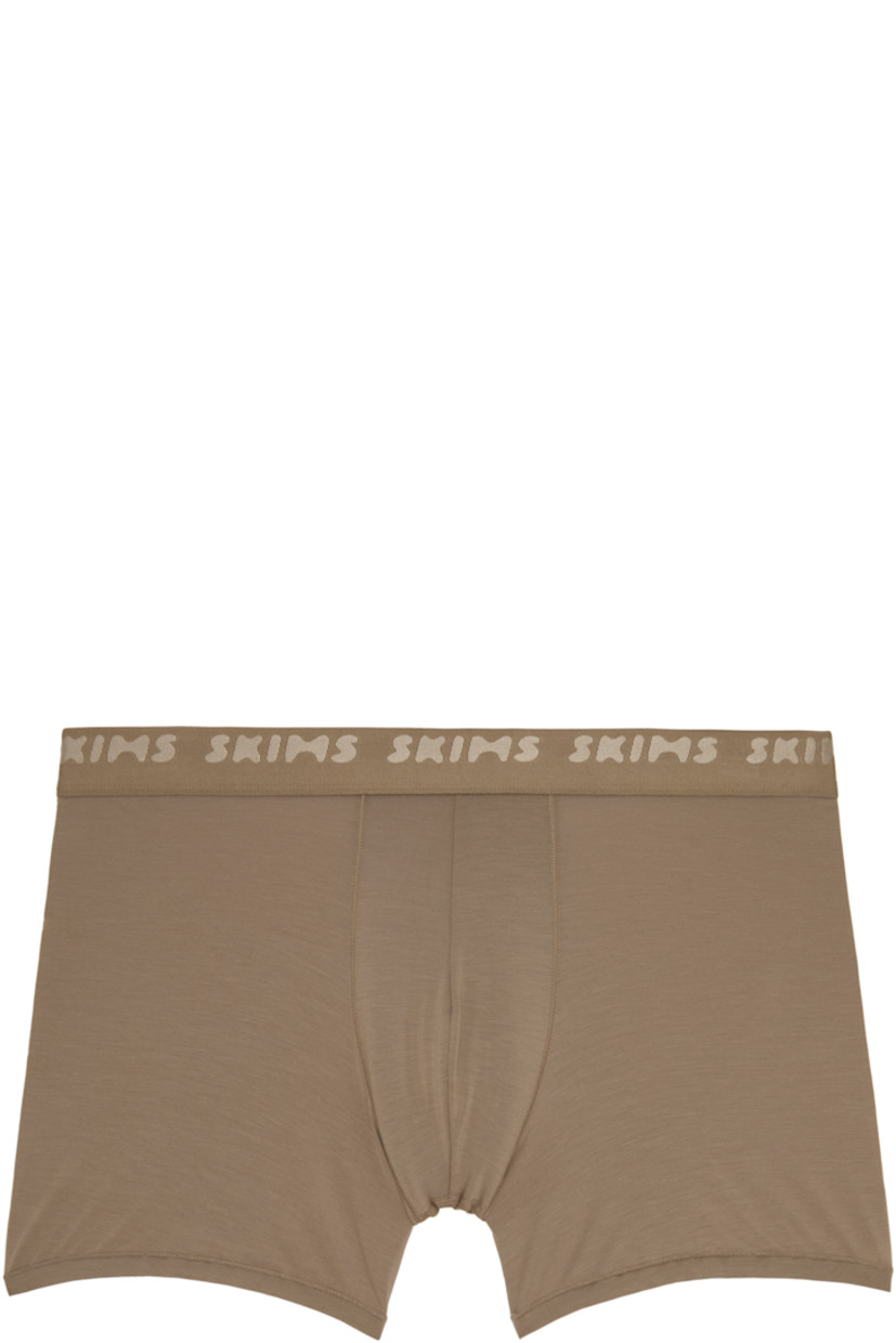 Pack of three assorted stretch modal-blend jersey boxer briefs.

· Lightweight
· Logo-woven elasticized waistband
· Partially lined

Supplier color: Desert multi