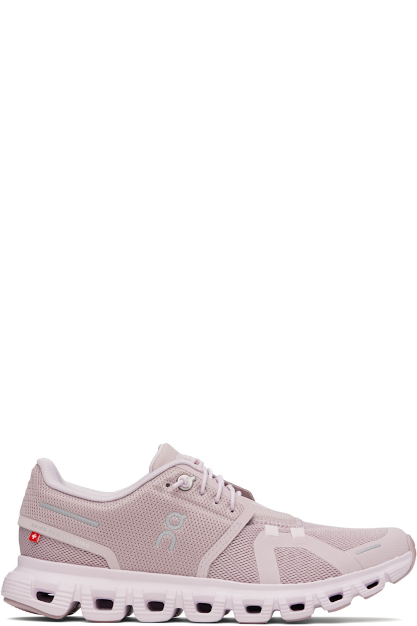 Low-top mesh sneakers in pink.

· Reflective and bonded trim throughout
· Elasticized lace-up closure
· Logo printed at padded tongue
· Padded collar
· Logo bonded at sides and heel
· Jersey lining
· Zero-Gravity CloudTec® foam rubber midsole
· Speedboard® at treaded rubber sole

Supplier color: Mauve/Orchid