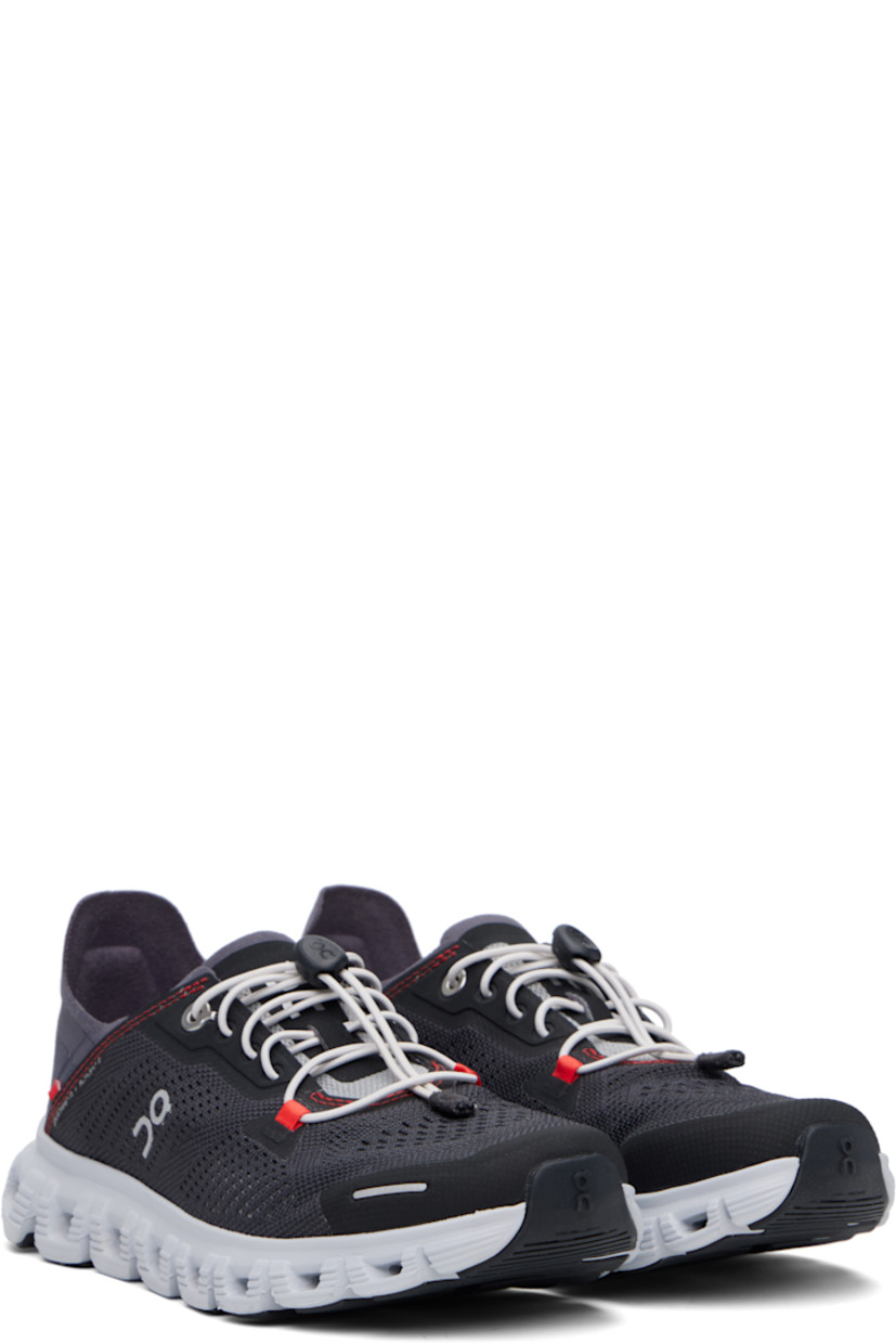 Low-top mesh sneakers in black and navy. 

· Bungee-style lace-up closure
· Logo printed at tongue
· Reflective logo bonded at sides 
· Logo embossed at heel tab
· CloudTec® foam rubber midsole
· Treaded Speedboard® rubber sole

Part of the On x MITA collaboration.

Supplier color: Magnet/Sand