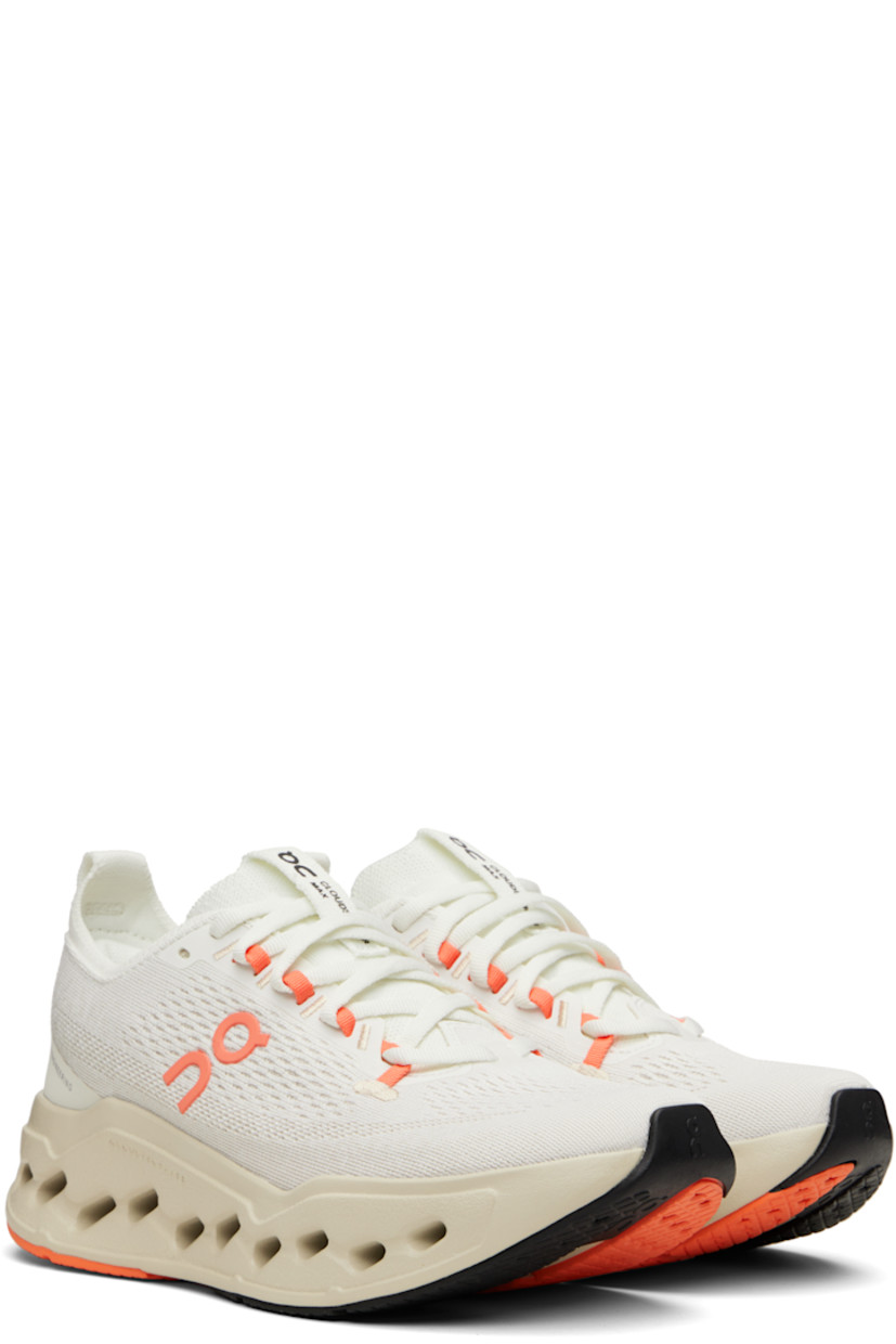 Low-top mesh sneakers.

· Logo bonded throughout
· Lace-up closure
· Pull-loop at padded tongue and heel collar
· Padded collar
· CloudTec Phase® Helion™ foam rubber midsole
· Treaded rubber sole

Supplier color: Ivory/Salmon