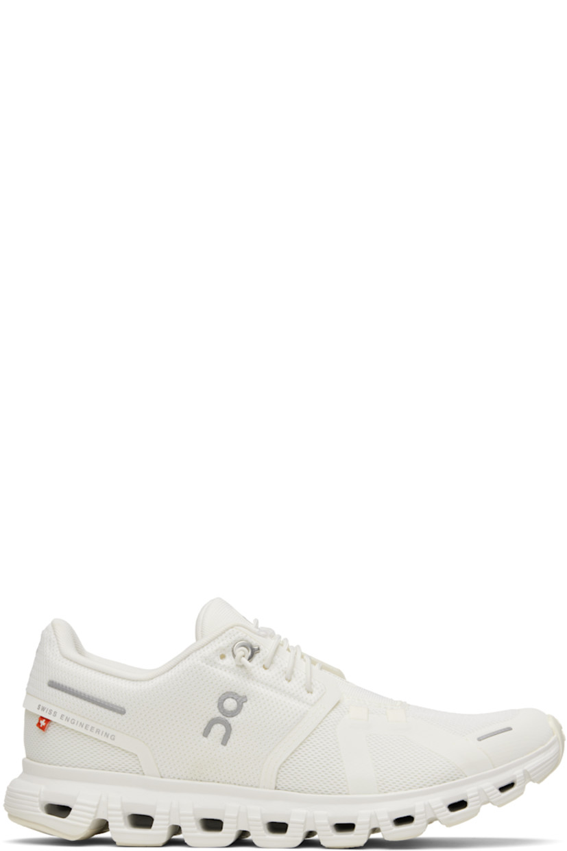 Low-top recycled mesh sneakers. 

· Reflective logos and bonded trim throughout
· Elasticized lace-up closure
· Webbing trim at vamp
· Padded tongue and collar
· Jersey lining
· Zero-Gravity CloudTec® foam rubber midsole
· Treaded Speedboard® rubber sole

Supplier color: White/White