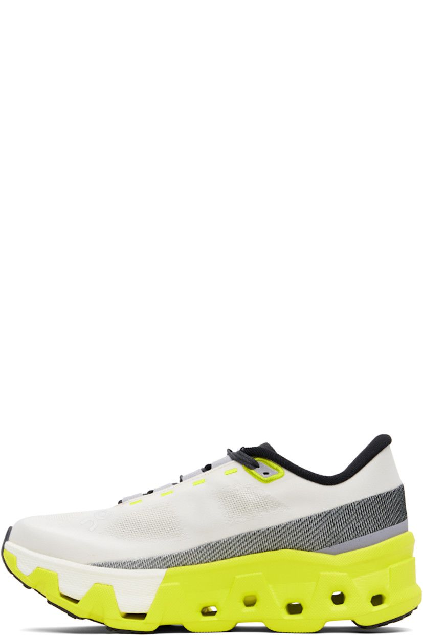 Low-top recycled mesh sneakers.

· Reflective logos bonded throughout
· Lace-up closure
· Padded collar
· Jacquard logo at outer side
· Reflective trim at heel counter
· Jersey lining
· Helion™ HF CloudTec® foam rubber midsole
· Treaded Speedboard® rubber sole

Supplier color: Dew/Lime