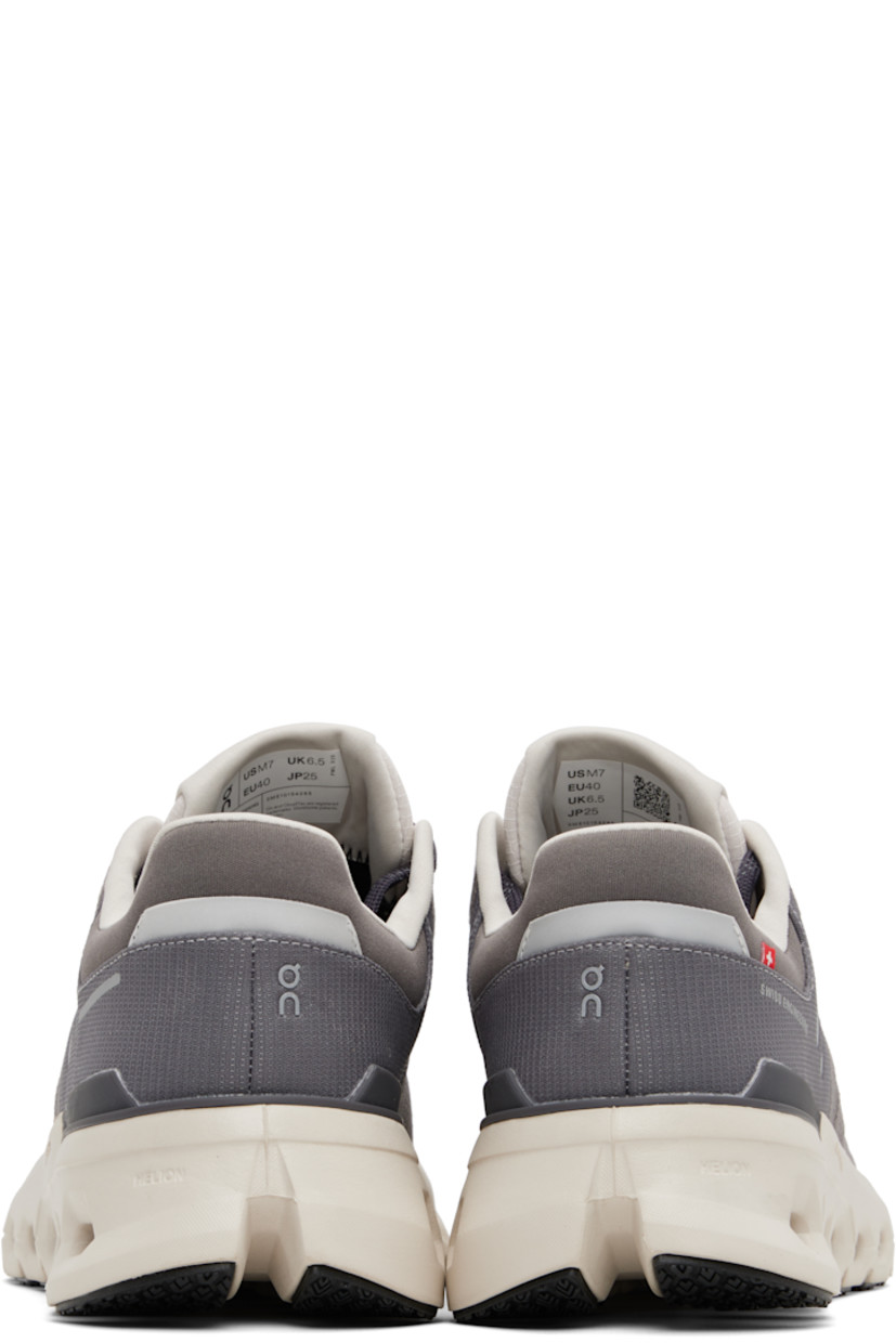Low-top recycled ripstop sneakers.

· Waterproof
· Reflective logos bonded throughout
· Logo embossed at toe
· Lace-up closure
· Padded tongue and collar
· Jersey lining
· Cushioned CloudTec® Helion™ superfoam rubber midsole
· Treaded rubber sole

Supplier color: Eclipse/Eclipse