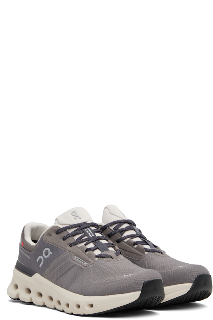 Low-top recycled ripstop sneakers.

· Waterproof
· Reflective logos bonded throughout
· Logo embossed at toe
· Lace-up closure
· Padded tongue and collar
· Jersey lining
· Cushioned CloudTec® Helion™ superfoam rubber midsole
· Treaded rubber sole

Supplier color: Eclipse/Eclipse