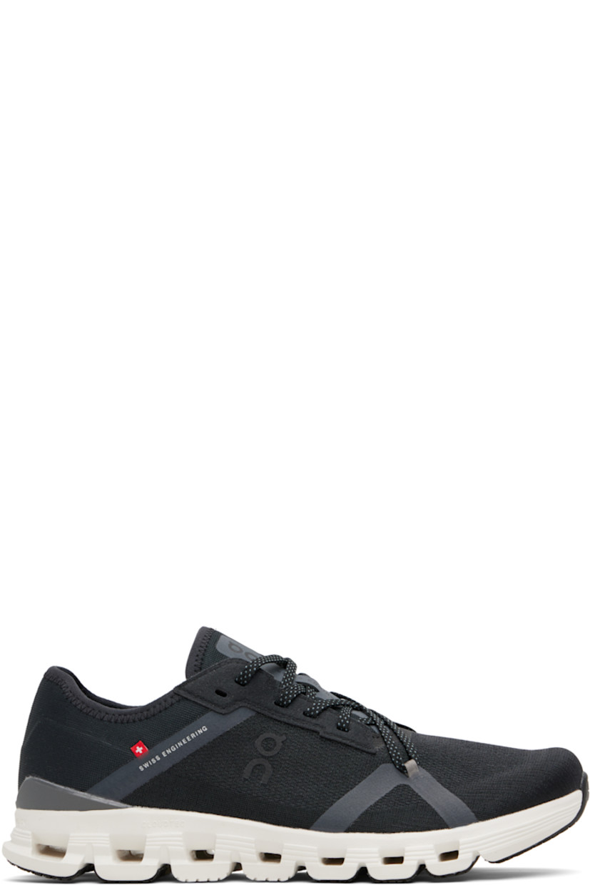 Low-top lightweight recycled mesh sneakers.

· Bonded trim throughout
· Lace-up closure
· Logo printed at tongue
· Padded collar
· Logo bonded at sides and heel tab
· Jersey lining
· Cushioned CloudTec® foam rubber midsole
· Treaded Speedboard® rubber sole

Supplier color: Black/Asphalt