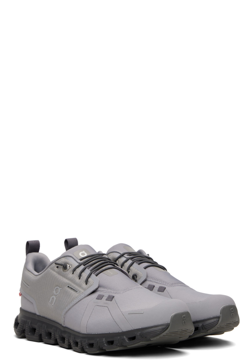 Low-top recycled mesh sneakers.

· Waterproof and dope-dyed
· Bonded and reflective trim throughout
· Elasticized lace-up closure
· Logo patch at padded tongue
· Padded collar
· Reflective bonded logo at sides
· Logo-bonded pull-loop at heel tab
· Mesh lining
· Zero-Gravity CloudTec® foam rubber midsole
· Treaded Speedboard® rubber sole

Supplier color: Alloy/Wolf