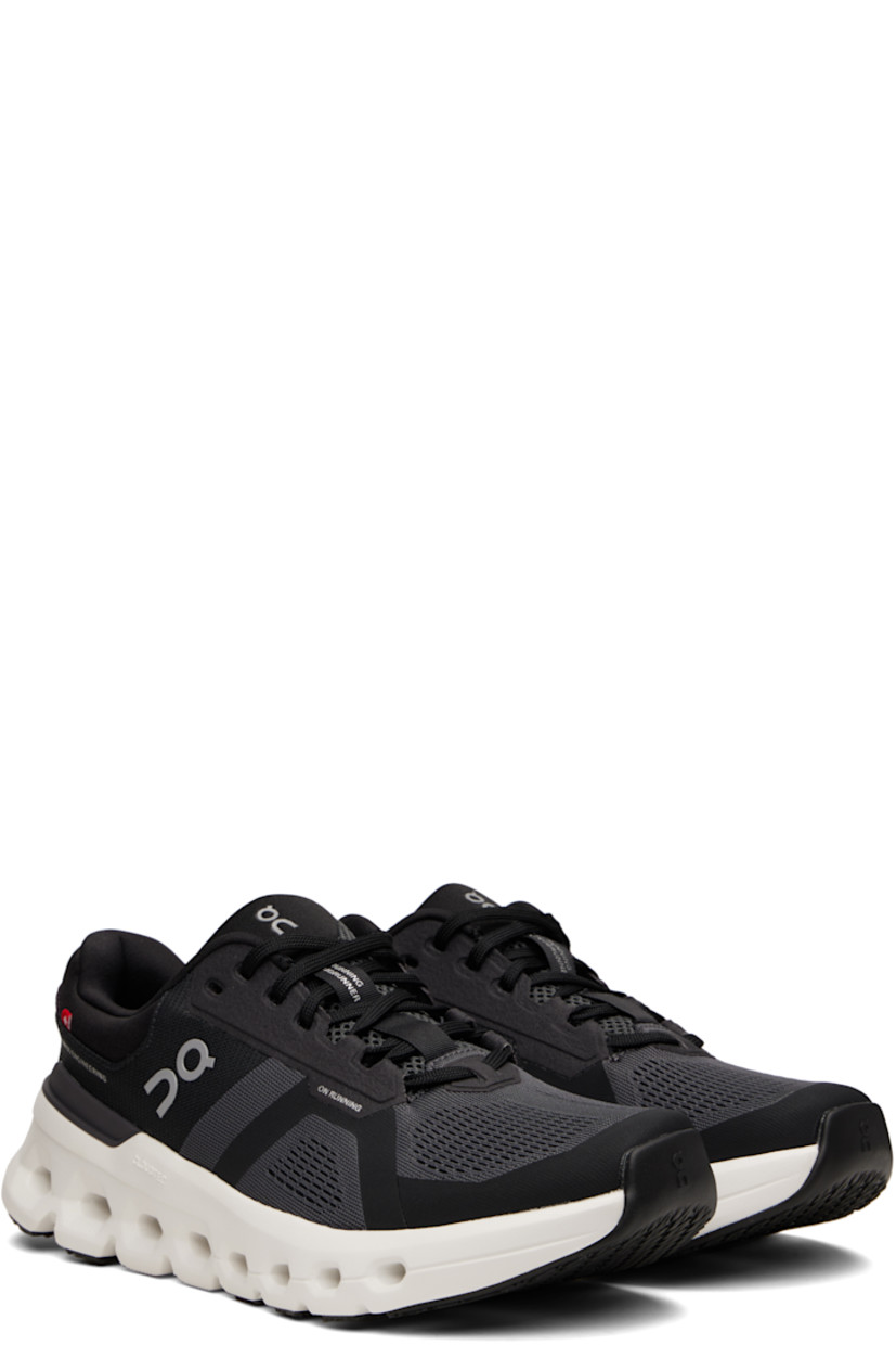 Low-top recycled knit sneakers.

· Reflective logos and bonded trim throughout
· Lace-up closure
· Padded tongue and collar
· Cushioned CloudTec® Helion™ foam rubber midsole
· Treaded CloudTec® rubber sole

Supplier color: Eclipse/Black