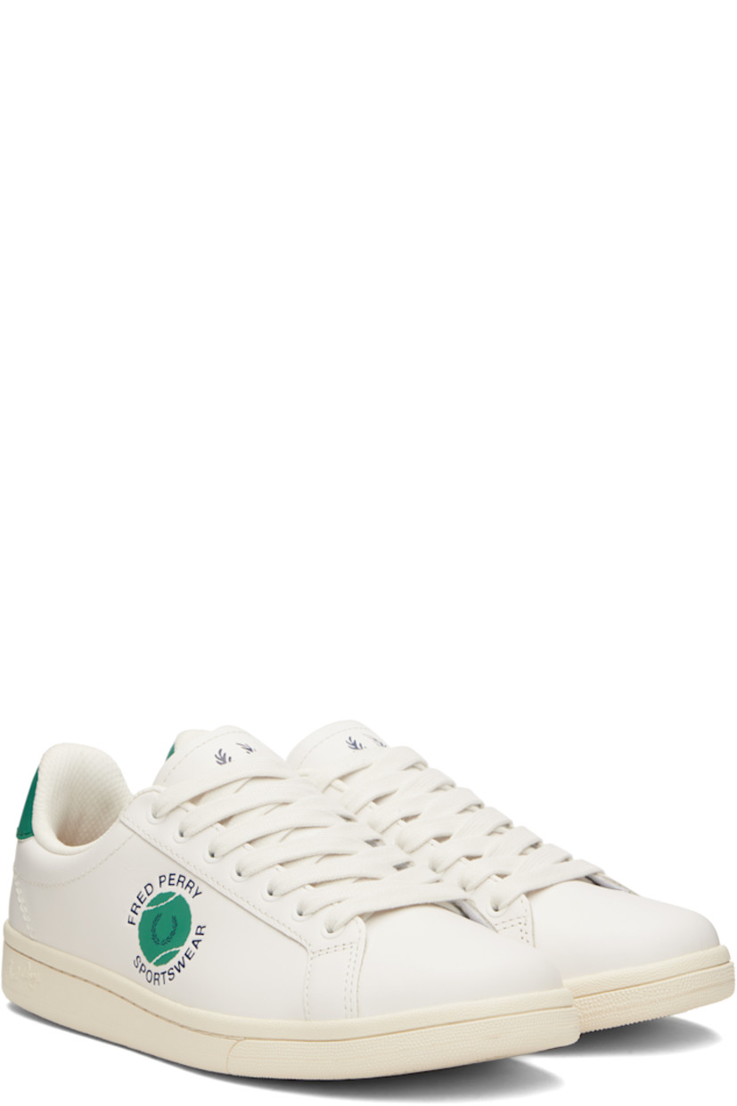 Low-top buffed leather sneakers.

· Lace-up closure
· Logo printed at padded tongue 
· Padded collar
· Logo graphic at outer side and heel tab
· Faux-leather heel tab
· Mesh lining
· Treaded rubber sole

Supplier color: Snow white