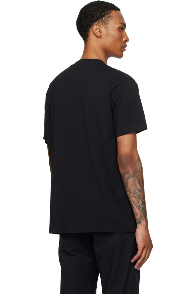 Cotton jersey T-shirt.

· Rib-knit crewneck
· Graphic embroidered at front

Supplier color: Multi Black