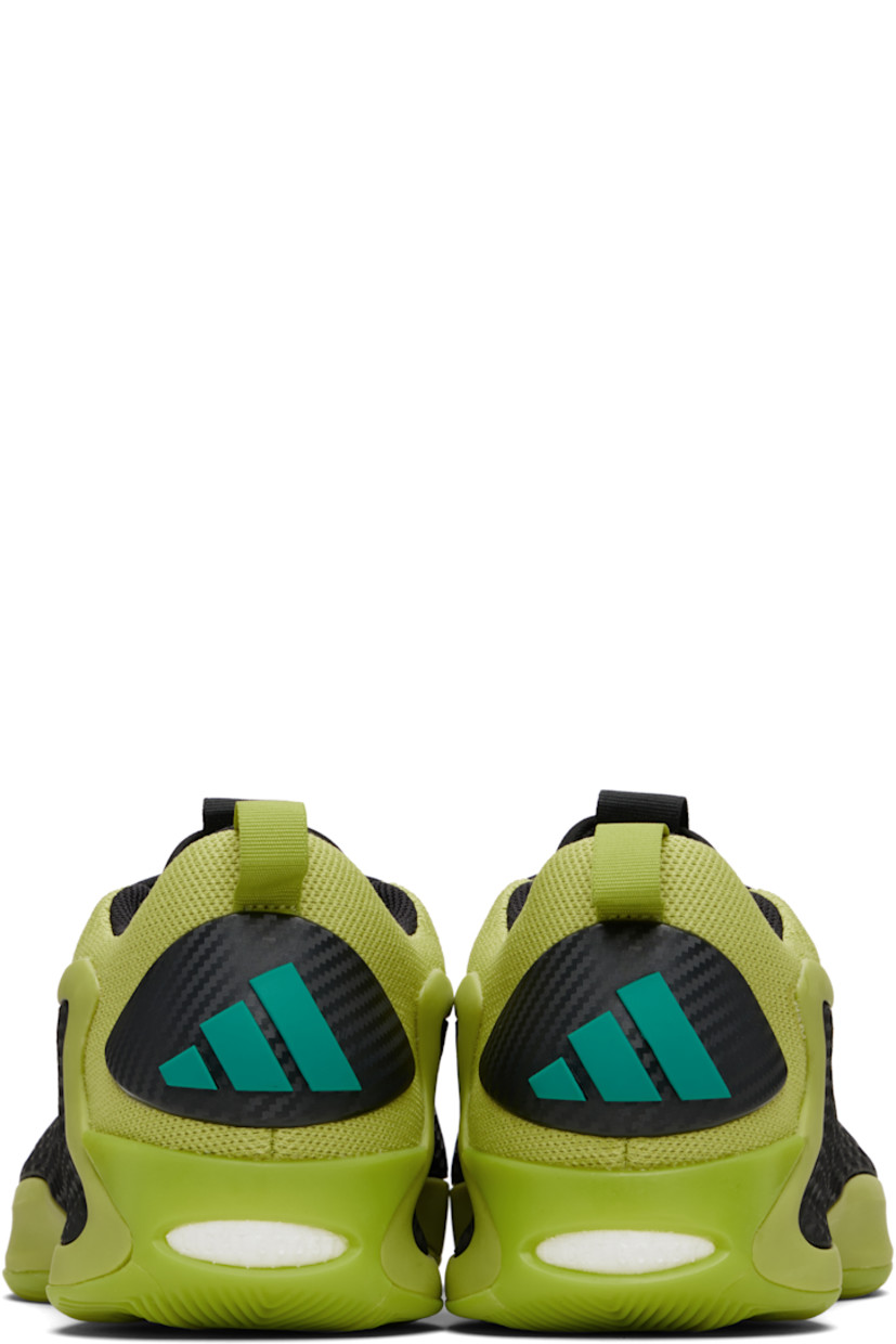 Low-top mesh sneakers.

· Reflective trim at toe
· Extended rubber cap toe and welt
· Lace-up closure
· Pull-loop at padded tongue and heel tab
· Padded collar
· Textured detailing at sides
· Rubber logo appliqué at heel counter
· Mesh lining
· Lightweight BOOST foam rubber midsole
· Treaded rubber sole

Part of the adidas Originals x Anthony Edwards collaboration.

Supplier color: Pre-loved lime