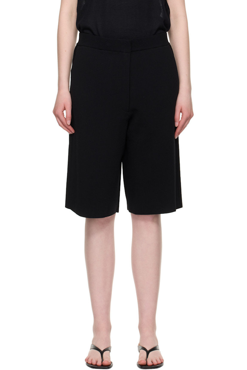 Knit stretch viscose- and recycled nylon-blend shorts.

· Rib-knit elasticized waistband
· Two-pocket styling
· Zip fly

Supplier color: Black