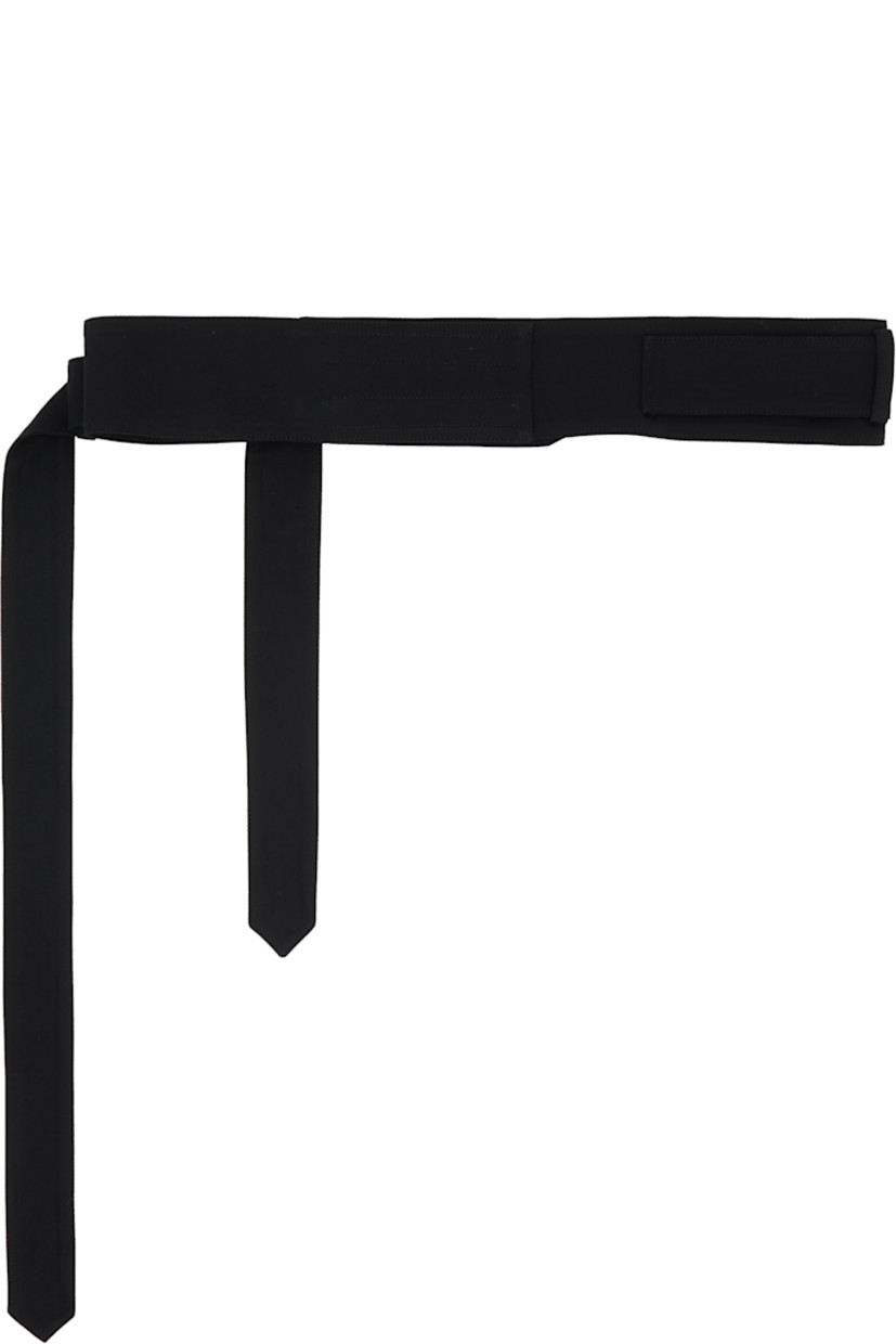 Cotton drill belt.

· Twin pin-buckle straps at length
· Velcro fastening
· Silver-tone hardware
· W3"

Supplier color: Black