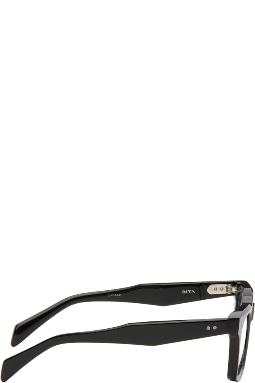 Handcrafted square acetate-frame optical glasses.

· Integrated nose pads
· Inset logo at temple tips
· Includes case
· Size: 50.22 148

Supplier color: Black