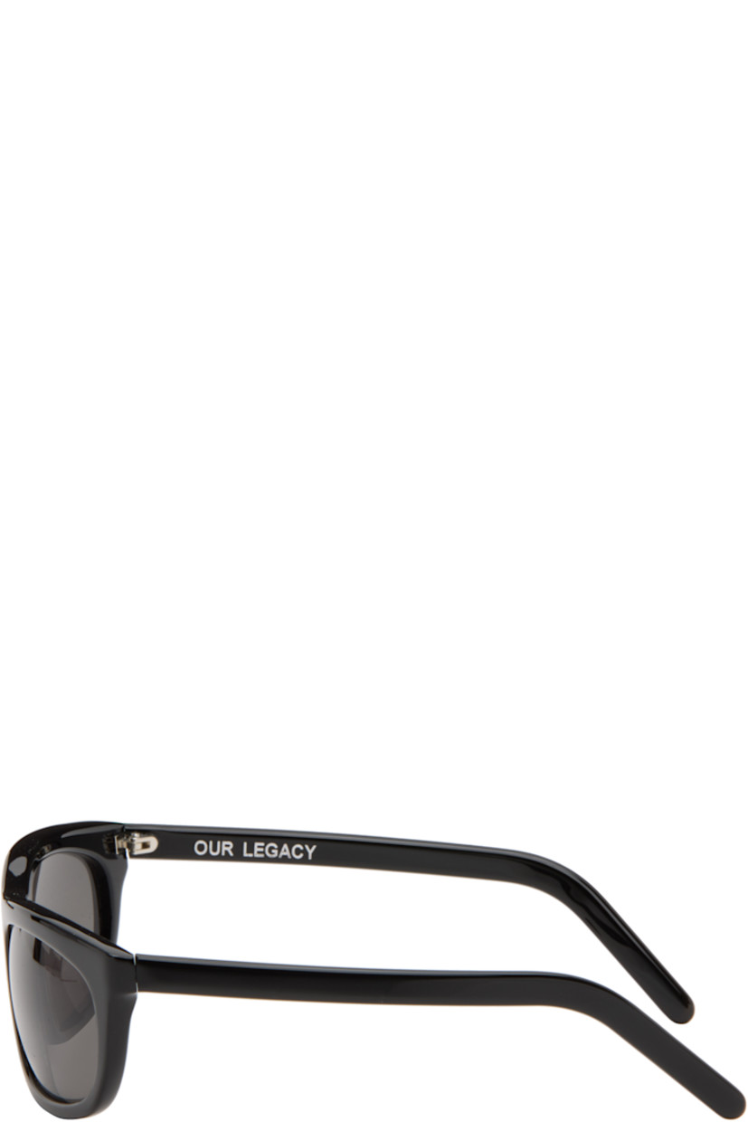 Handcrafted rectangular Mazzucchelli acetate-frame sunglasses.

· Black Carl Zeiss lenses, cat. 3
· Hinged leather case included

Supplier color: Infinite Black