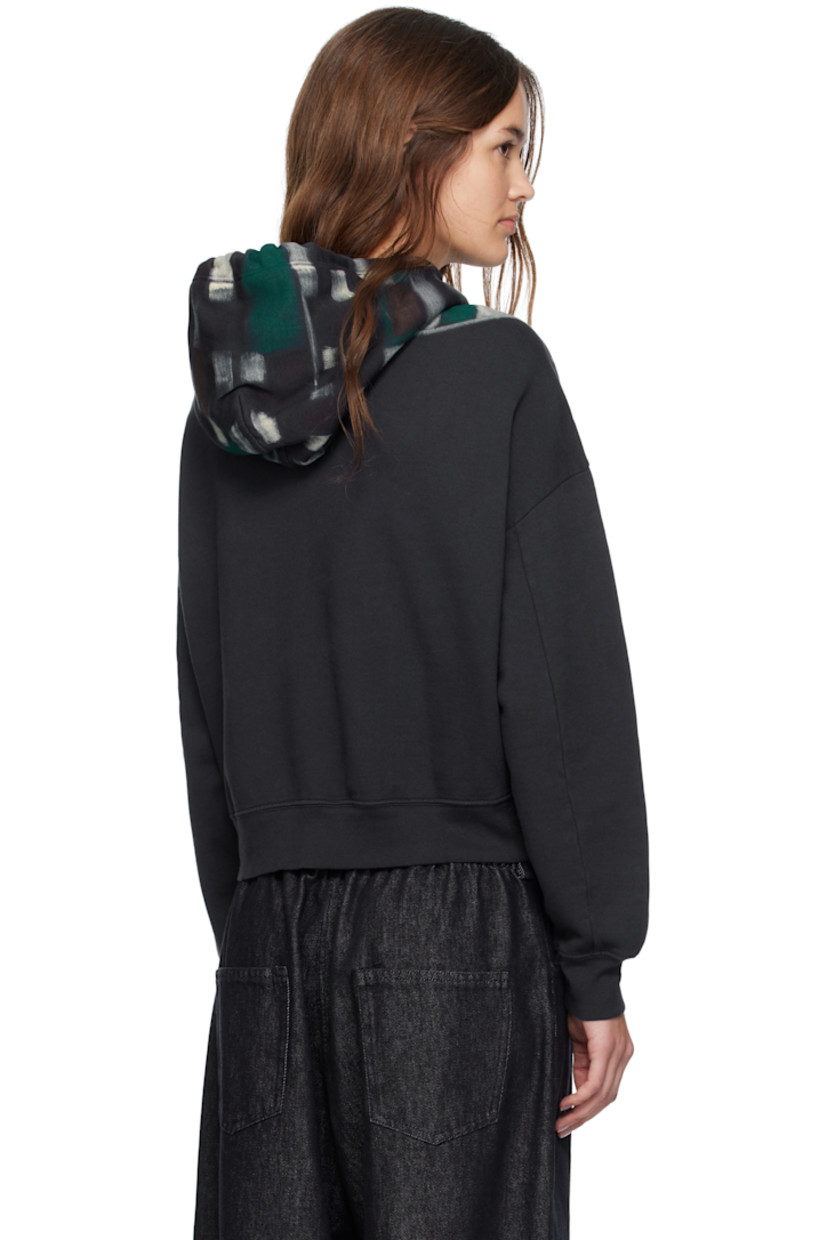 Brushed French terry hoodie. 

· Garment-dyed 
· Graphic pattern throughout 
· Drawstring at hood
· Kangaroo pocket at front 
· Rib-knit hem and cuffs
· Bonded logo at shoulder
· Dropped shoulders

Each item is unique. Please note coloration may vary.

Supplier color: Porcupine