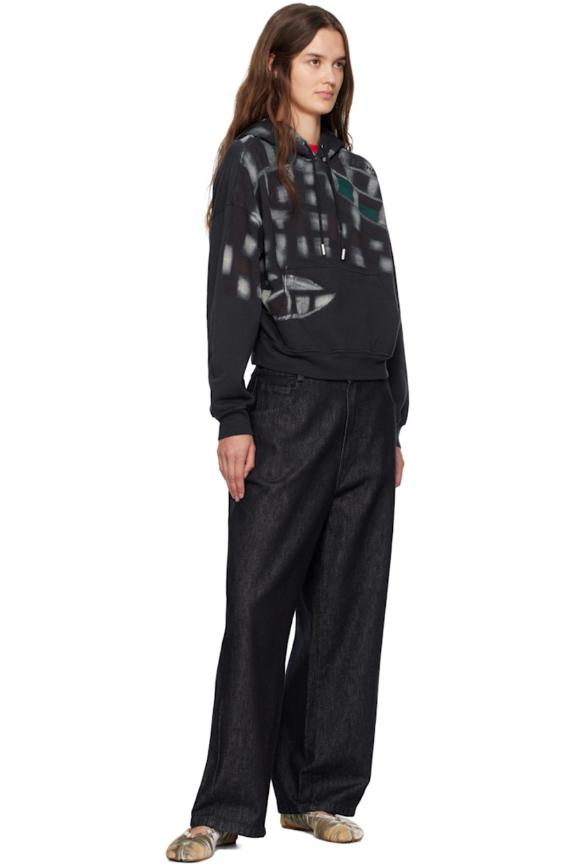 Brushed French terry hoodie. 

· Garment-dyed 
· Graphic pattern throughout 
· Drawstring at hood
· Kangaroo pocket at front 
· Rib-knit hem and cuffs
· Bonded logo at shoulder
· Dropped shoulders

Each item is unique. Please note coloration may vary.

Supplier color: Porcupine