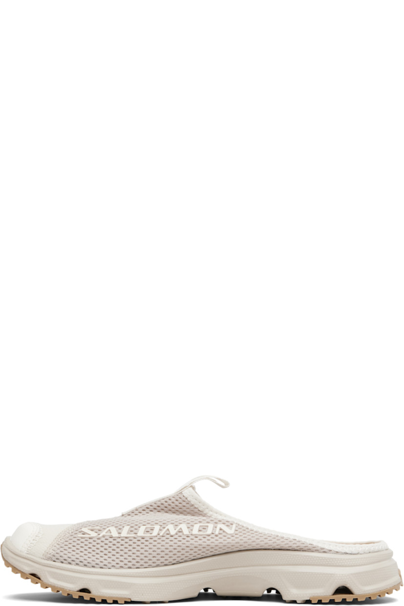 Low-top mesh and ripstop slip-on sneakers.

· Paneled construction
· Logo embossed at toe 
· Pull loop at vamp
· Logo embossed at inner side
· Treaded Contagrip® rubber sole

Supplier color: Rainy Day/Oxford