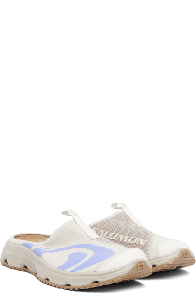 Low-top mesh and ripstop slip-on sneakers.

· Paneled construction
· Logo embossed at toe 
· Pull loop at vamp
· Logo embossed at inner side
· Treaded Contagrip® rubber sole

Supplier color: Rainy Day/Oxford