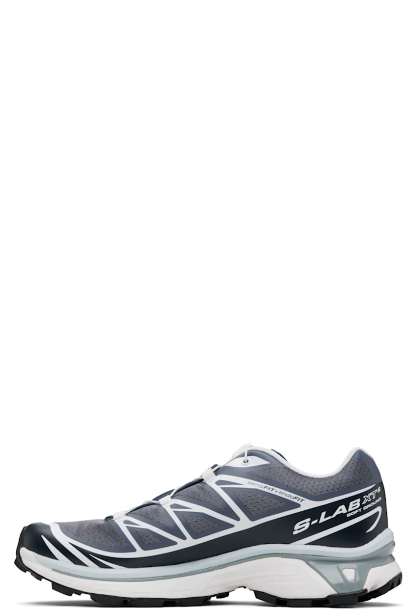 Low-top mesh sneakers.

· Bonded trim throughout
· Logo embossed at toe
· Quicklace™ closure
· Logo patch at vamp
· Logo-woven pull-loop at tongue
· Padded tongue and collar
· Bonded sensiFIT™ panel at sides
· Logo printed at outer side
· Molded OrthoLite® insole
· EndoFit™ mesh lining
· Agile Chassis™ System at EnergyCell midsole
· Treaded Mud Contagrip® rubber sole

Supplier color: Grisaille/Blue nights/Quarry