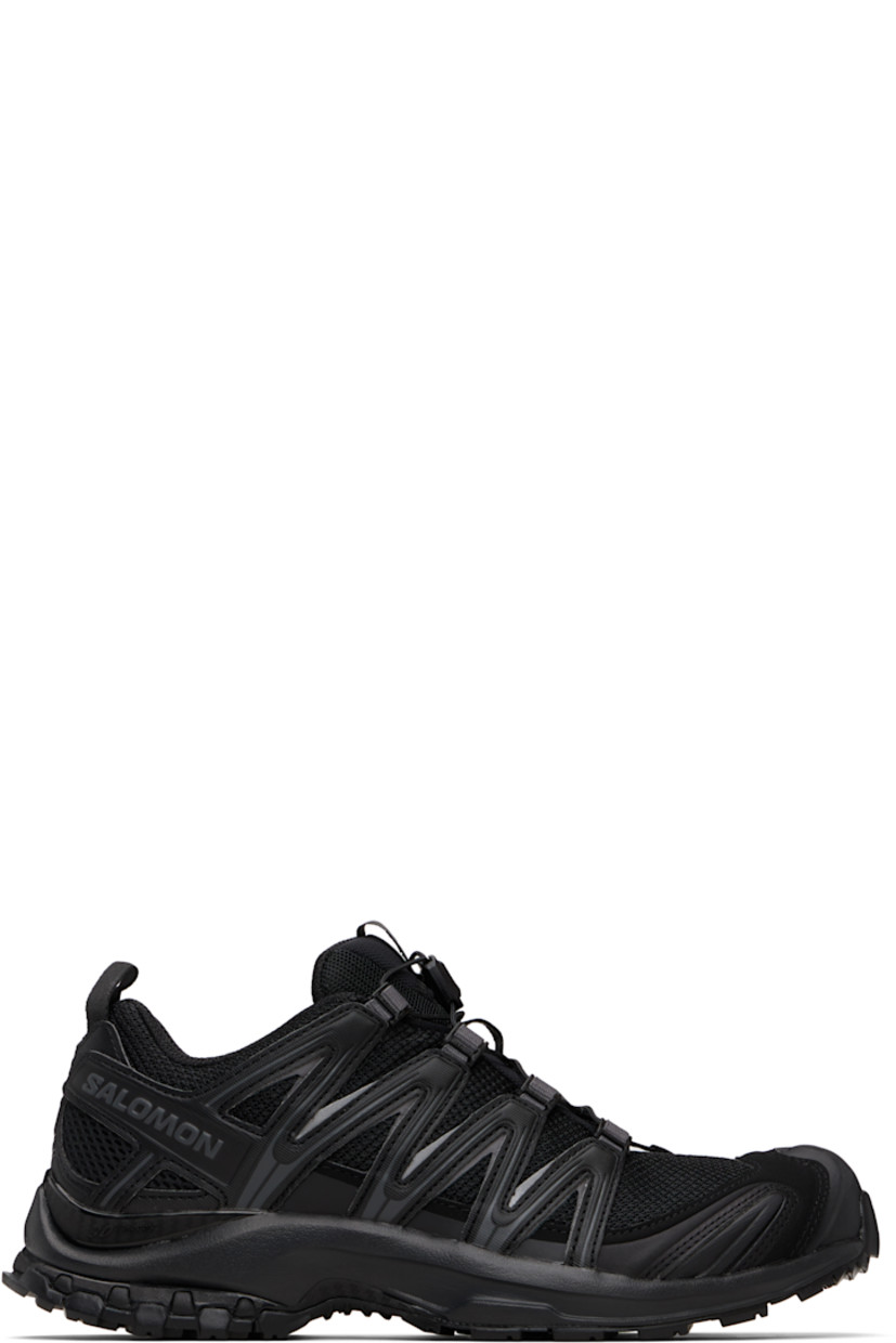 Low-top 3D mesh and faux-leather sneakers.

· Logo-embossed rubber cap toe
· Quicklace® closure
· Logo patch at vamp
· Logo-woven pull-loop at padded tongue
· Padded collar
· Logo-embossed sensiFIT™ panel at sides
· Twisted pull-loop at heel tab
· Molded OrthoLite® footbed
· Mesh lining
· 3D Advanced Chassis™ System at foam rubber midsole
· Treaded All Terrain Contagrip® rubber sole

Supplier color: Black/Black/Magnet