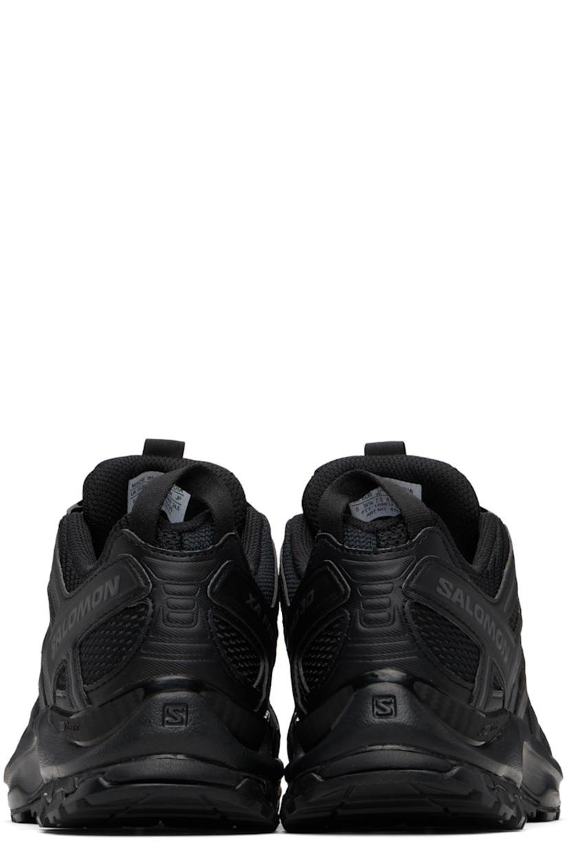Low-top 3D mesh and faux-leather sneakers.

· Logo-embossed rubber cap toe
· Quicklace® closure
· Logo patch at vamp
· Logo-woven pull-loop at padded tongue
· Padded collar
· Logo-embossed sensiFIT™ panel at sides
· Twisted pull-loop at heel tab
· Molded OrthoLite® footbed
· Mesh lining
· 3D Advanced Chassis™ System at foam rubber midsole
· Treaded All Terrain Contagrip® rubber sole

Supplier color: Black/Black/Magnet