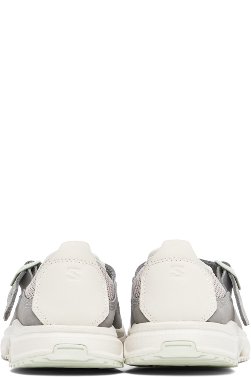 Mesh and nubuck Mary Jane-style low-top sneakers.

· Paneled construction
· Logo embossed at toe
· Pin-buckle strap at vamp
· Pull-tab at heel collar
· Logo embossed at heel tab
· Collapsible heel counter
· Faux-suede lining
· Molded rubber footbed
· Treaded Contagrip® rubber sole

Supplier color: Ashes or Roses/Monument/Rainy Day