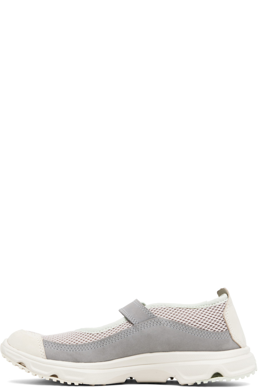 Mesh and nubuck Mary Jane-style low-top sneakers.

· Paneled construction
· Logo embossed at toe
· Pin-buckle strap at vamp
· Pull-tab at heel collar
· Logo embossed at heel tab
· Collapsible heel counter
· Faux-suede lining
· Molded rubber footbed
· Treaded Contagrip® rubber sole

Supplier color: Ashes or Roses/Monument/Rainy Day