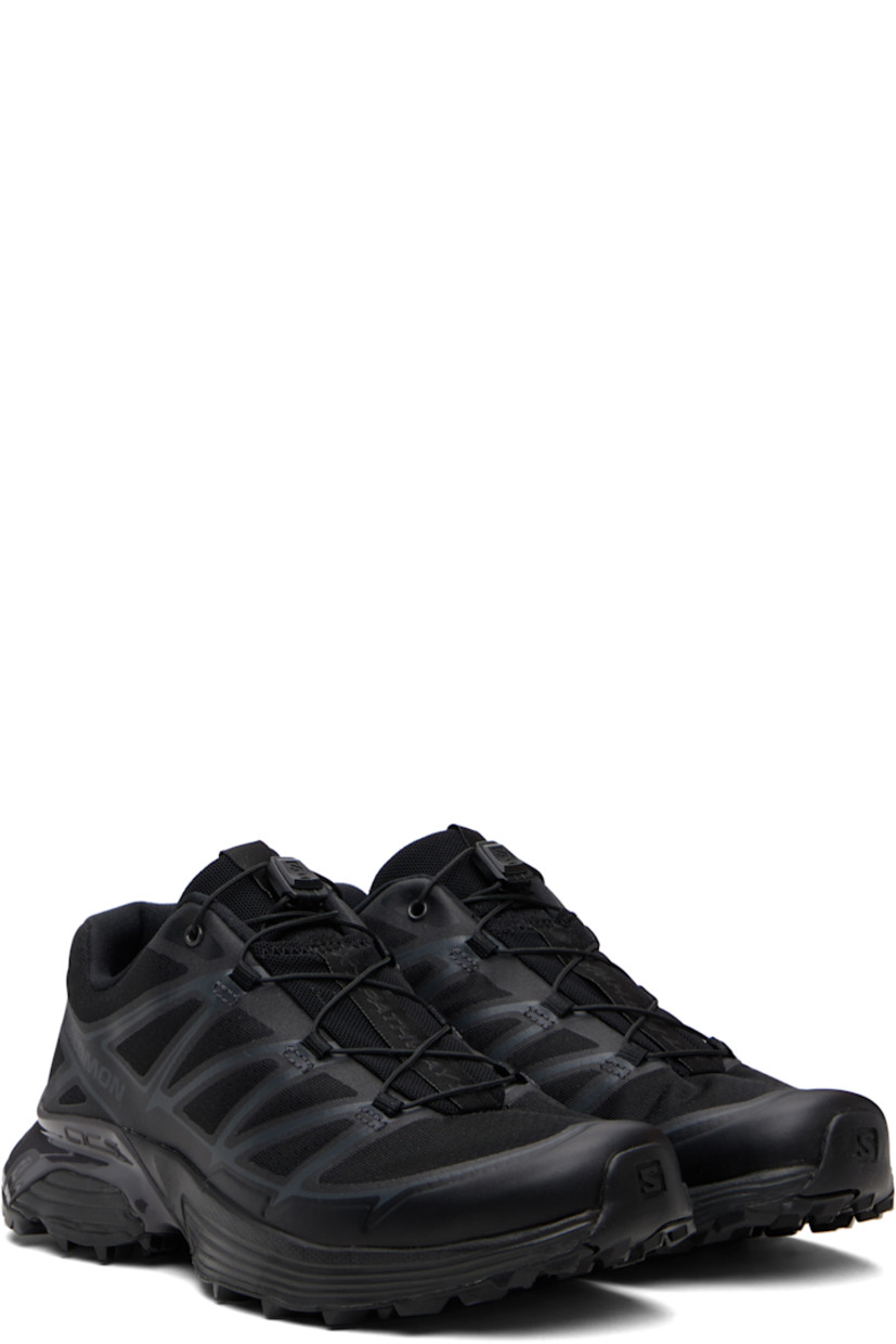 Low-top anti-debris mesh sneakers.

· Bonded trim throughout
· Logo-embossed rubber cap toe
· Quicklace™ closure
· Logo-woven pull-loop at padded tongue
· Padded collar
· Bonded sensiFIT™ panel at sides
· Text printed at inner side
· Logo printed at outer side
· Molded OrthoLite® footbed
· Mesh lining
· Agile Chassis™ System at rubber EnergyCell midsole
· Treaded Mud Contagrip® rubber sole

Supplier color: Black/Black/Asphalt