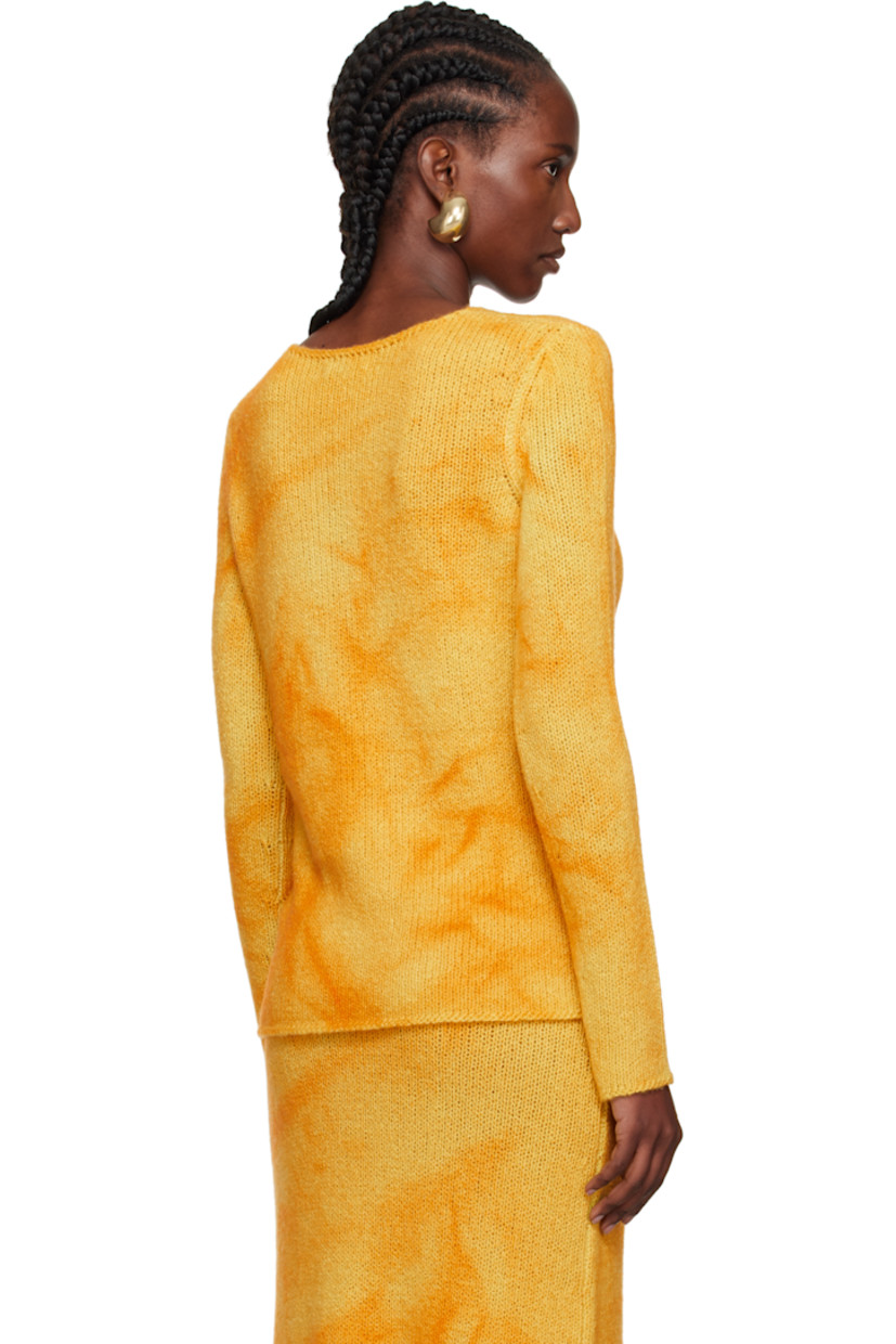 Knit cashmere sweater.

· Pattern throughout
· Crewneck

Supplier color: Aurora Fluo