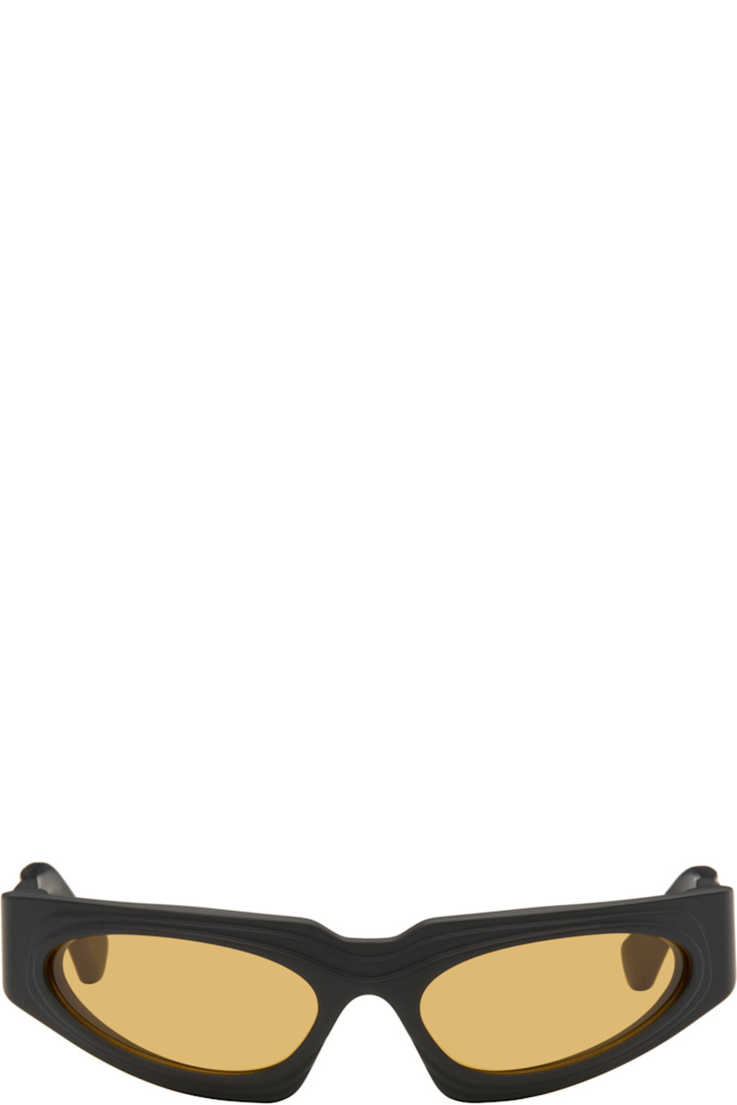 Handcrafted cat-eye Mazzucchelli acetate-frame sunglasses.

· Orange lenses
· Integrated nose pads
�· Includes case
· Size: 58.19 130

Supplier color: Black matt
