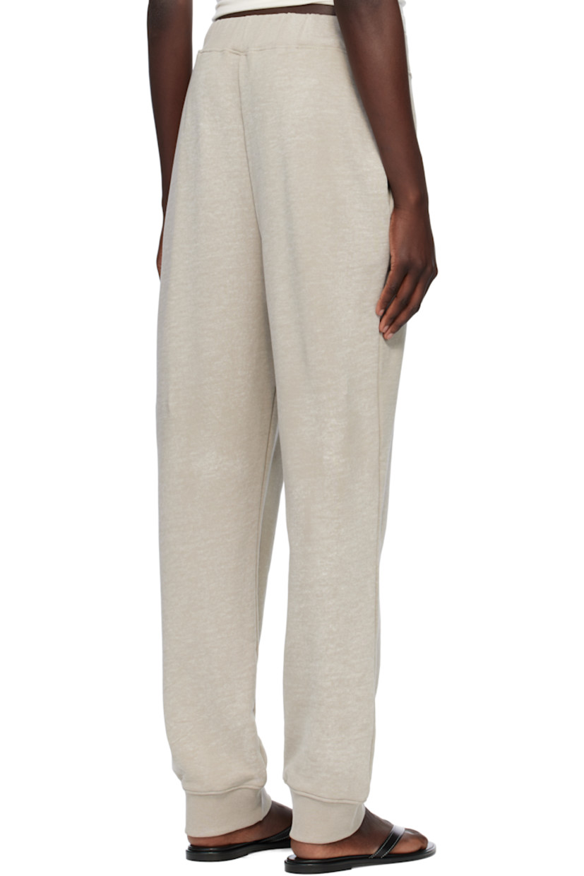 Pima cotton French terry lounge pants.

· Concealed drawstring at elasticized waistband 
· Two-pocket styling
· Elasticized cuffs

Supplier color: Washed clay