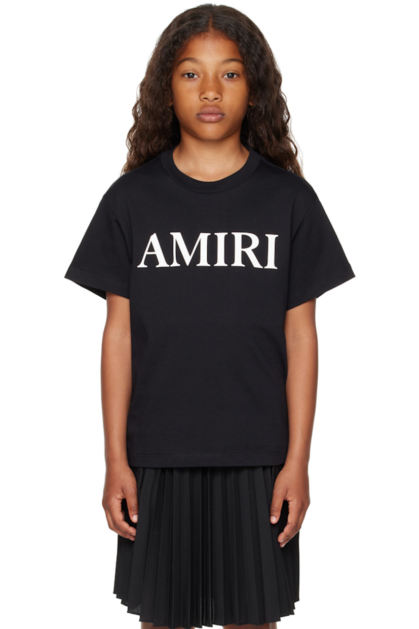 Cotton jersey T-shirt. 

· Rib-knit crewneck
· Logo printed at front 
· Machine-wash

Part of the Core collection. 

Supplier color: Black

Model measures 51.97" / 132 cm tall and wears size 8Y.

Size: child's height
4Y: 41.25" / 105 cm 
6Y: 46.75" / 118.5 cm 
8Y: 52.25" / 132.5 cm 
10Y: 55.25" / 140.5 cm 
12Y: 58.5" / 148.5 cm