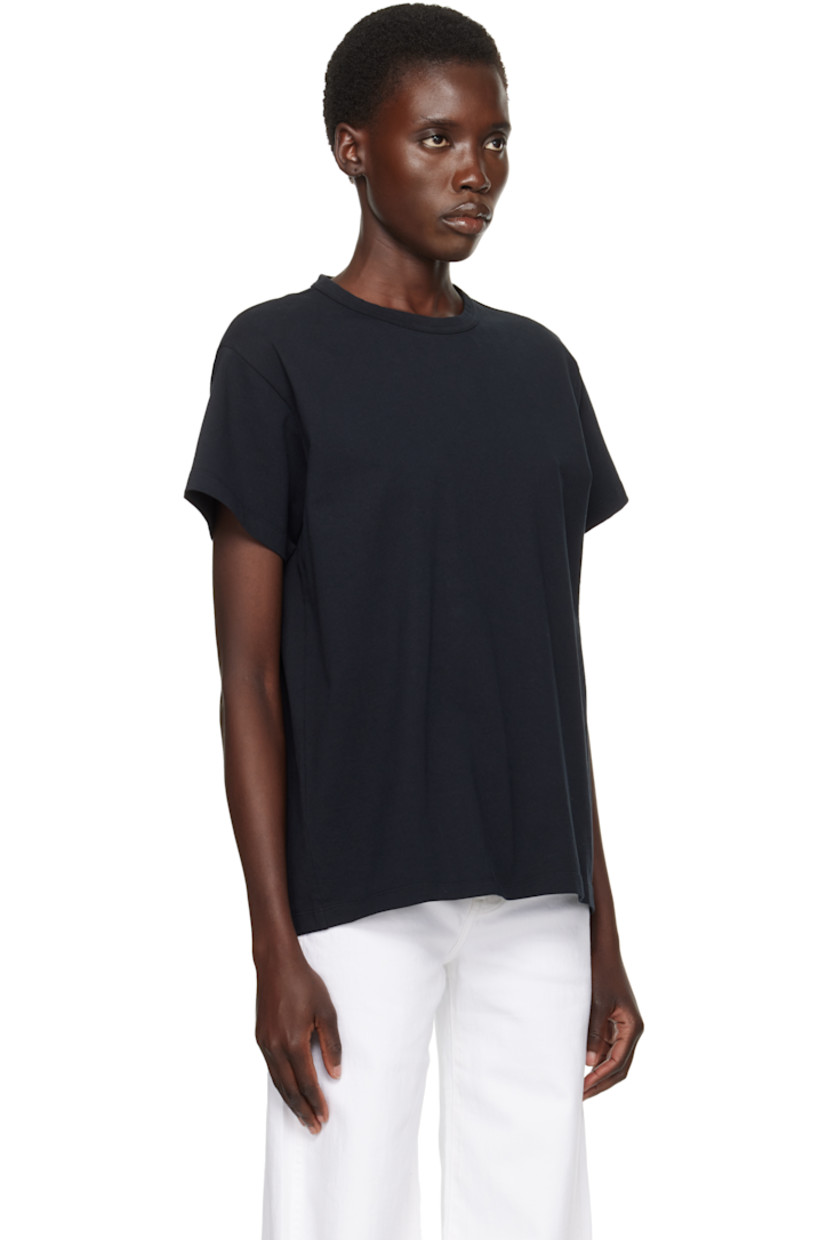 Organic cotton jersey T-shirt. Rib-knit crewneck.

Supplier color: Black