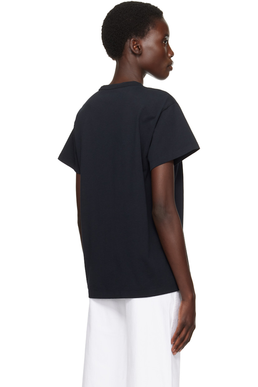Organic cotton jersey T-shirt. Rib-knit crewneck.

Supplier color: Black
