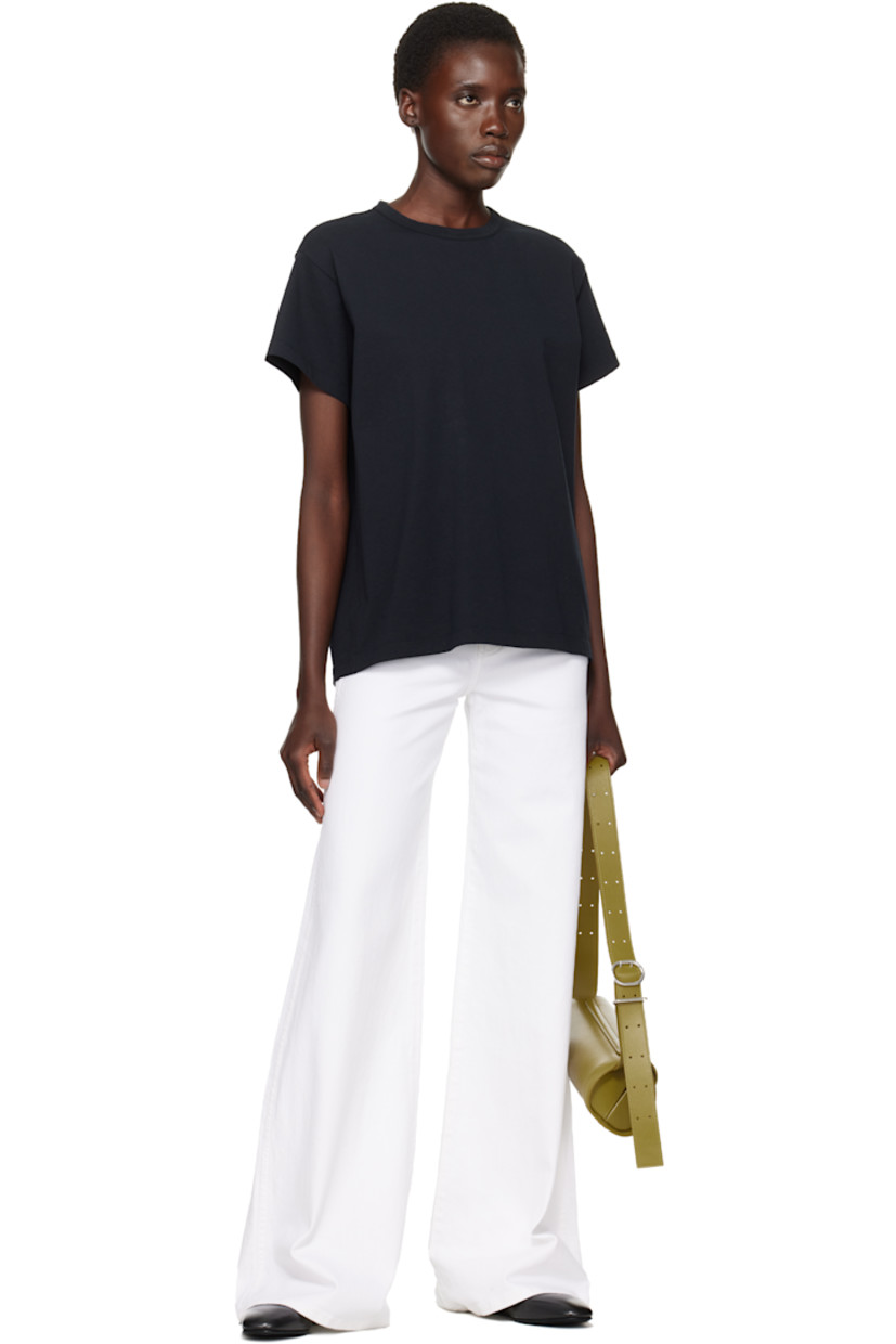 Organic cotton jersey T-shirt. Rib-knit crewneck.

Supplier color: Black