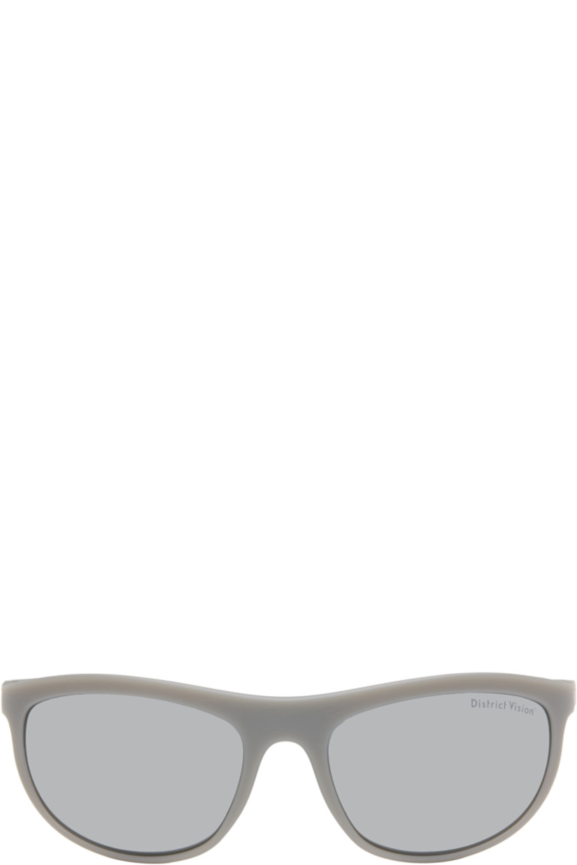 Round acrylic-frame sunglasses.

· Mirrored blue lenses with D+ lens technology
· 100% UVA/UVB protection
· Integrated rubber nose pads
· Logo printed at lens and temple
· Eyewear chain-compatible rubber temple tips
· Includes microfiber pouch
· Size: 59.19 125

Supplier color: Flint/D+ blue silver flash mirror