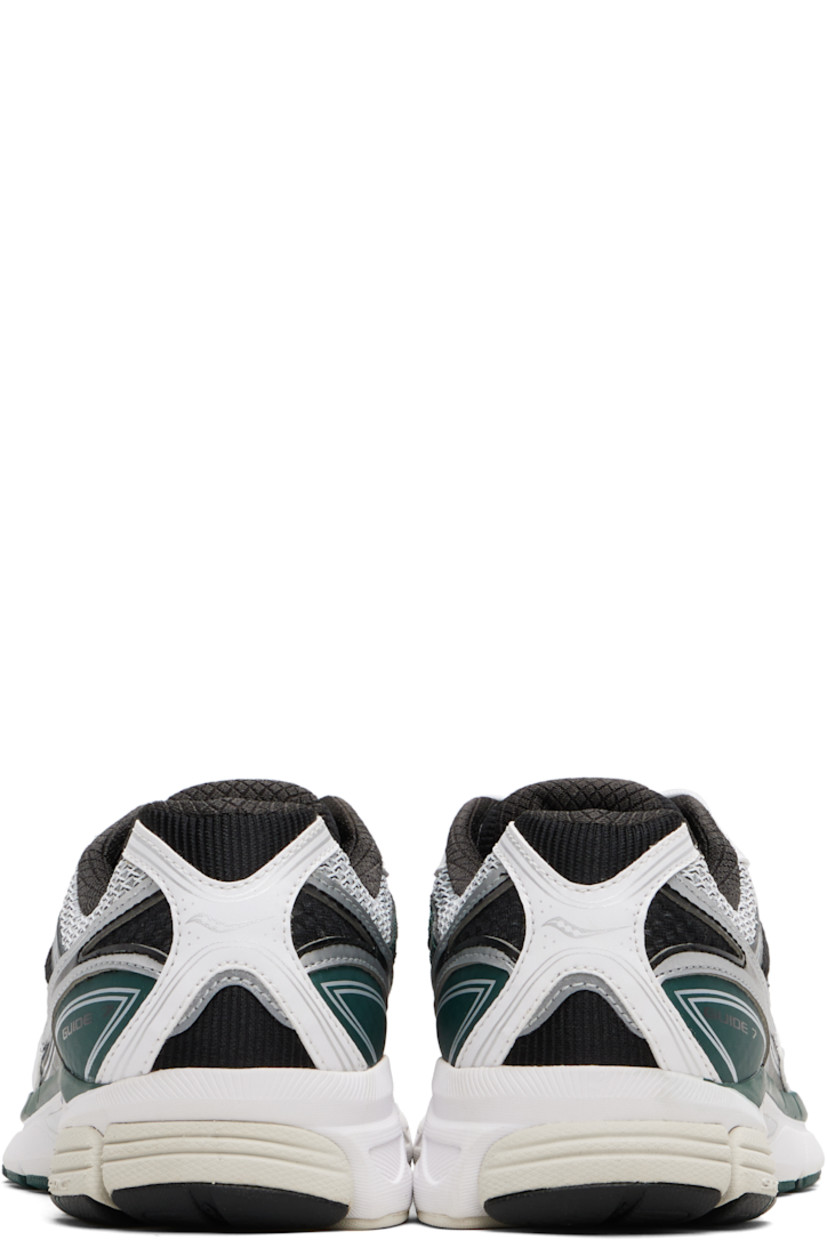 Low-top mesh sneakers.

· Bonded reflective trim throughout
· Lace-up closure
· Logo patch at padded tongue
· Padded collar
· Logo bonded at sides
· Text printed at outer side
· Logo printed at heel counter
· Textured foam rubber midsole
· Treaded ProGrid rubber sole

Supplier color: White/Pine