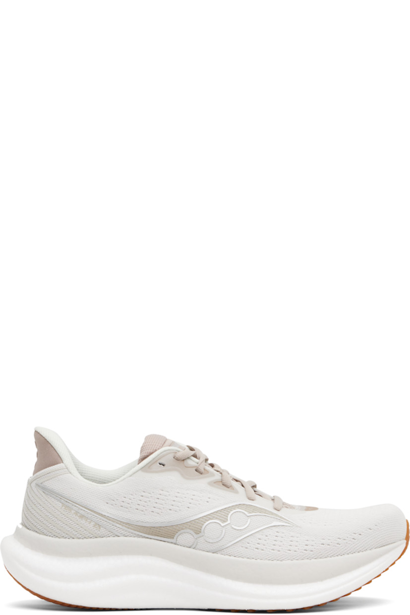 Low-top mesh sneakers.

· Lace-up closure
· Logo patch at padded tongue
· Padded collar
· Bonded logo at sides
· Logo embossed at heel collar
· Mesh lining
· PWRRUN PB foam rubber midsole
· Treaded rubber sole
· Platform: H2"

Supplier color: Quartz/Gum