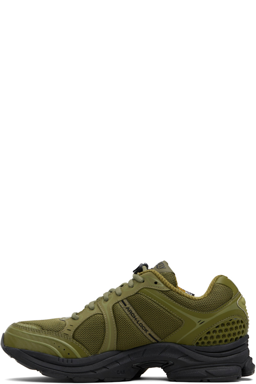 Low-top CORDURA® mesh and faux-leather sneakers.

· Rubberized and bonded trim throughout
· Logo embossed at vamp
· Cord-lock lace-up closure
· Logo patch at padded tongue
· Padded collar
· Logo appliqué at sides
· Logo printed at heel counter
· Mesh lining
· ProGrid foam rubber midsole
· Treaded XT-900 rubber sole

Supplier color: Avocado